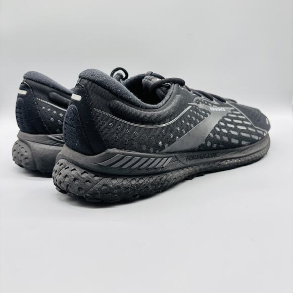 Brooks Shoes Men 15 Black Adrenaline GTS 21 Road Running Athletic Sneaker